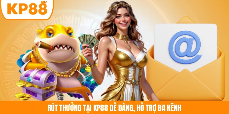 Rút thưởng tại KP88 dễ dàng, hỗ trợ đa kênh